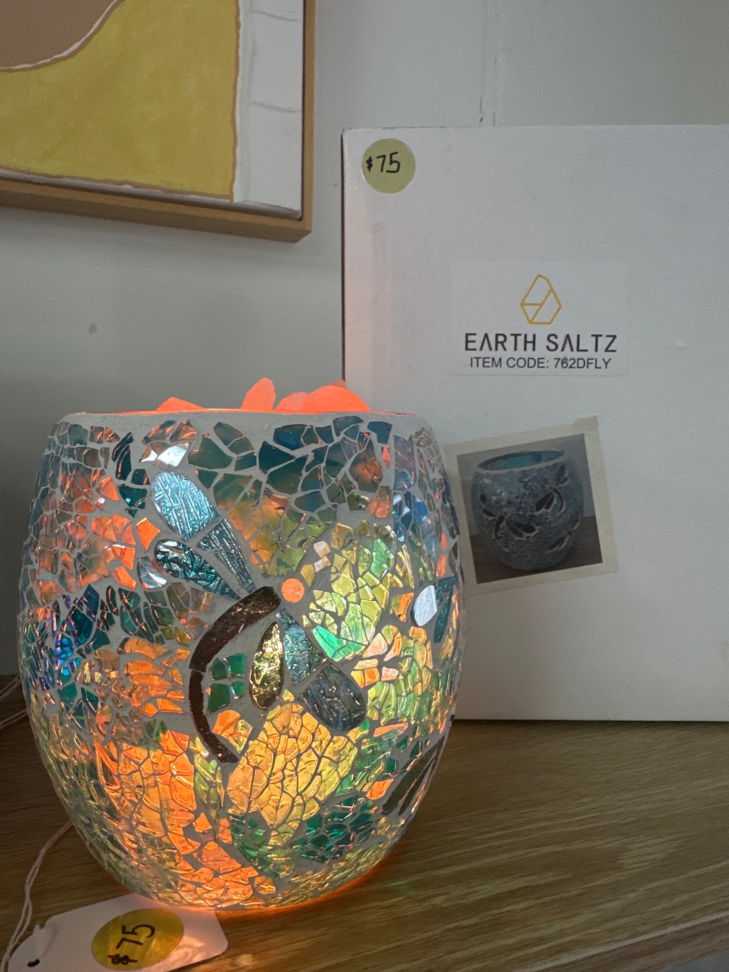 Mosaic Salt Lamp