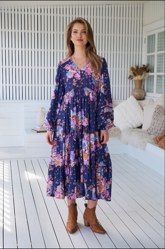 Wild Whim print Eve Midi dress