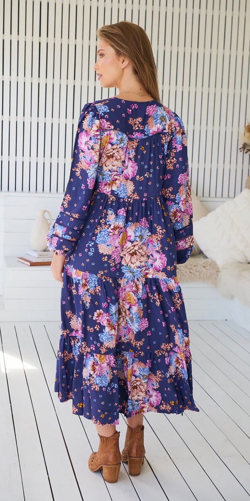 Eve Midi Jaase dress- wild whim
