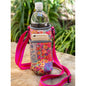 Water Bottle Carrier Pink Patchwork