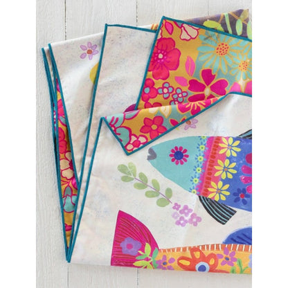 Cream fish Beach towel