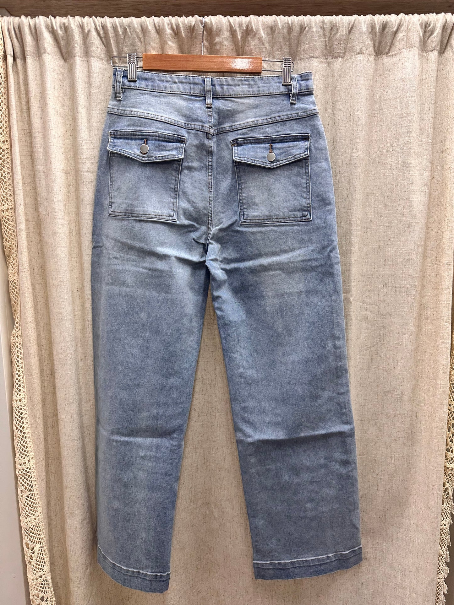 Addison wide leg Jean - light blue