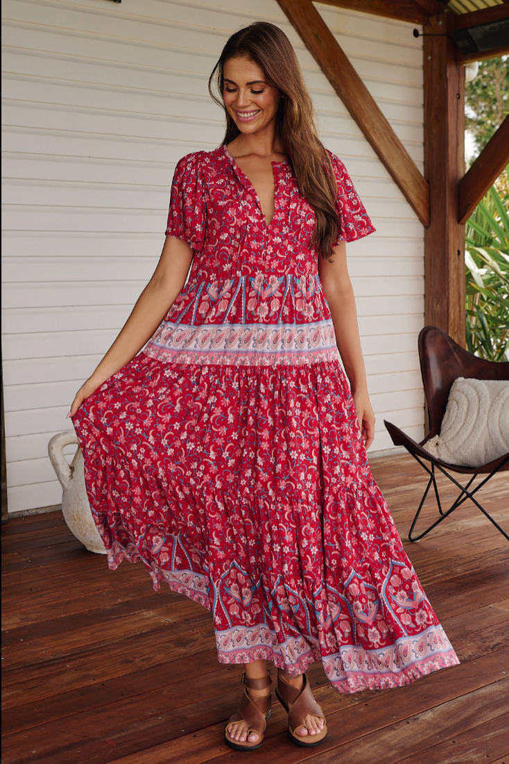 Ruby Rouge Print Olli Maxi dress