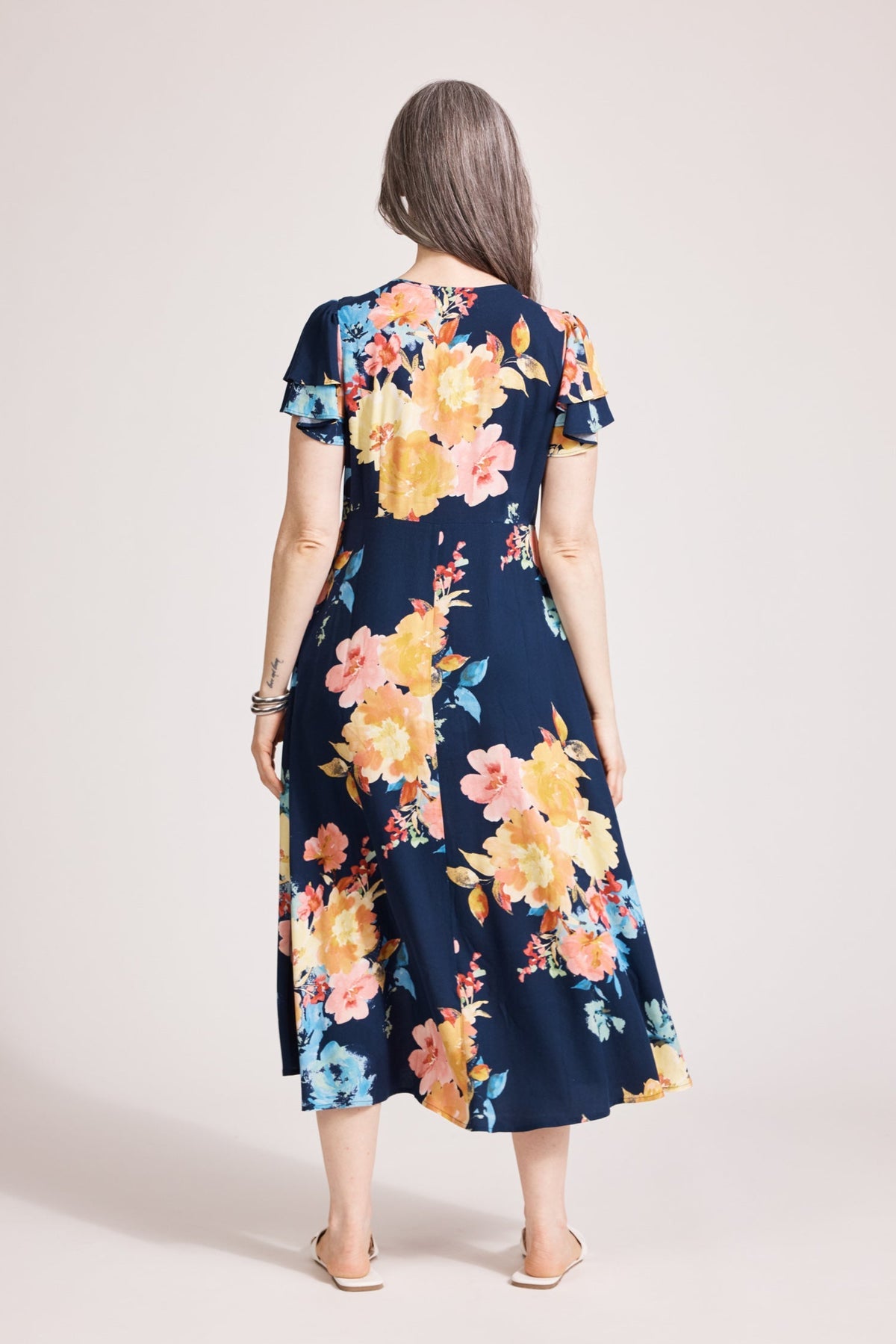 Parisio button down Midi dress