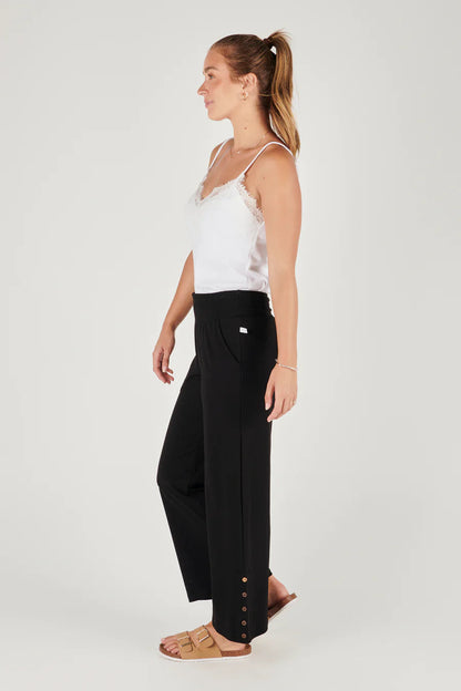 Shirred waistband pant