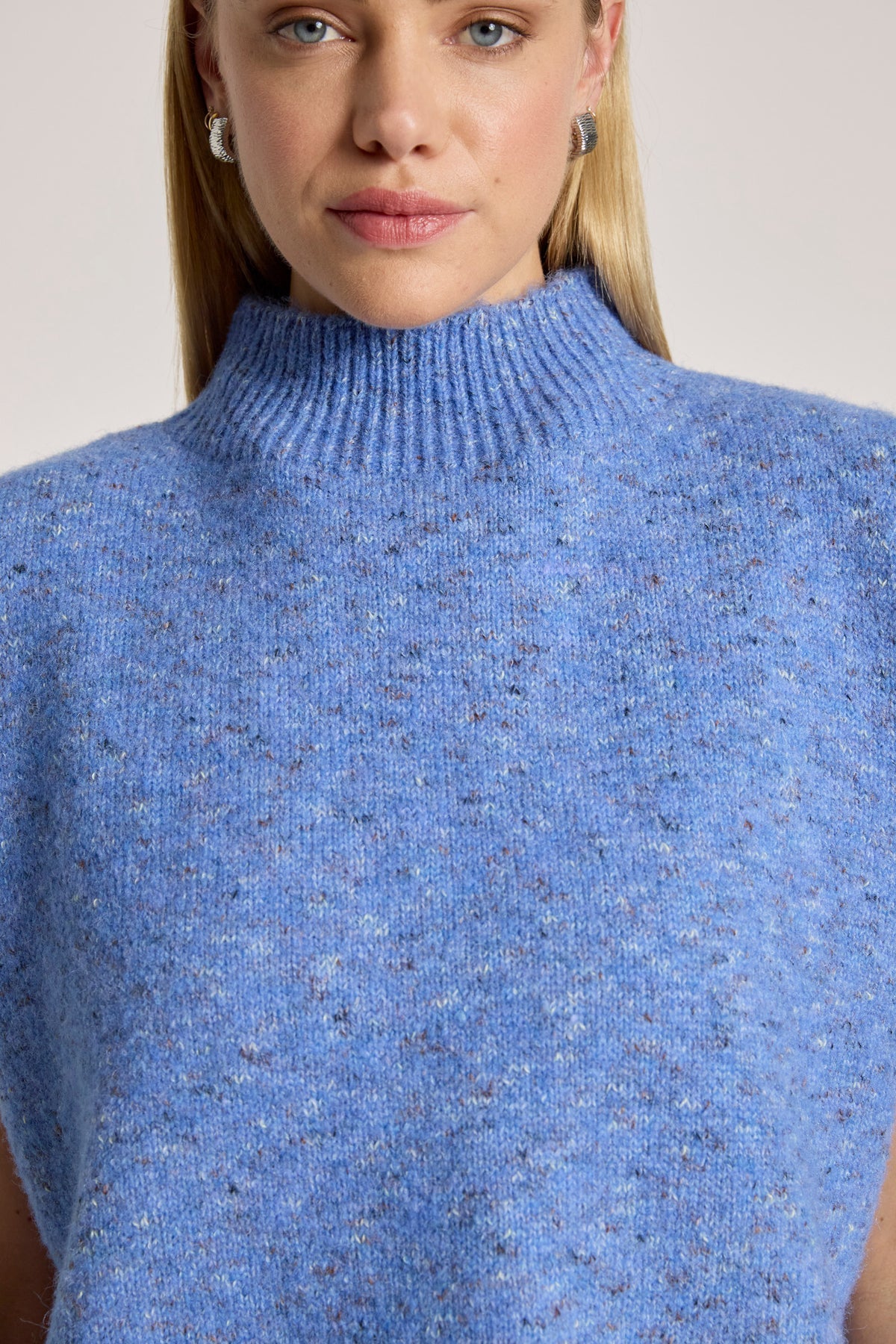 Zarda knit vest- blue