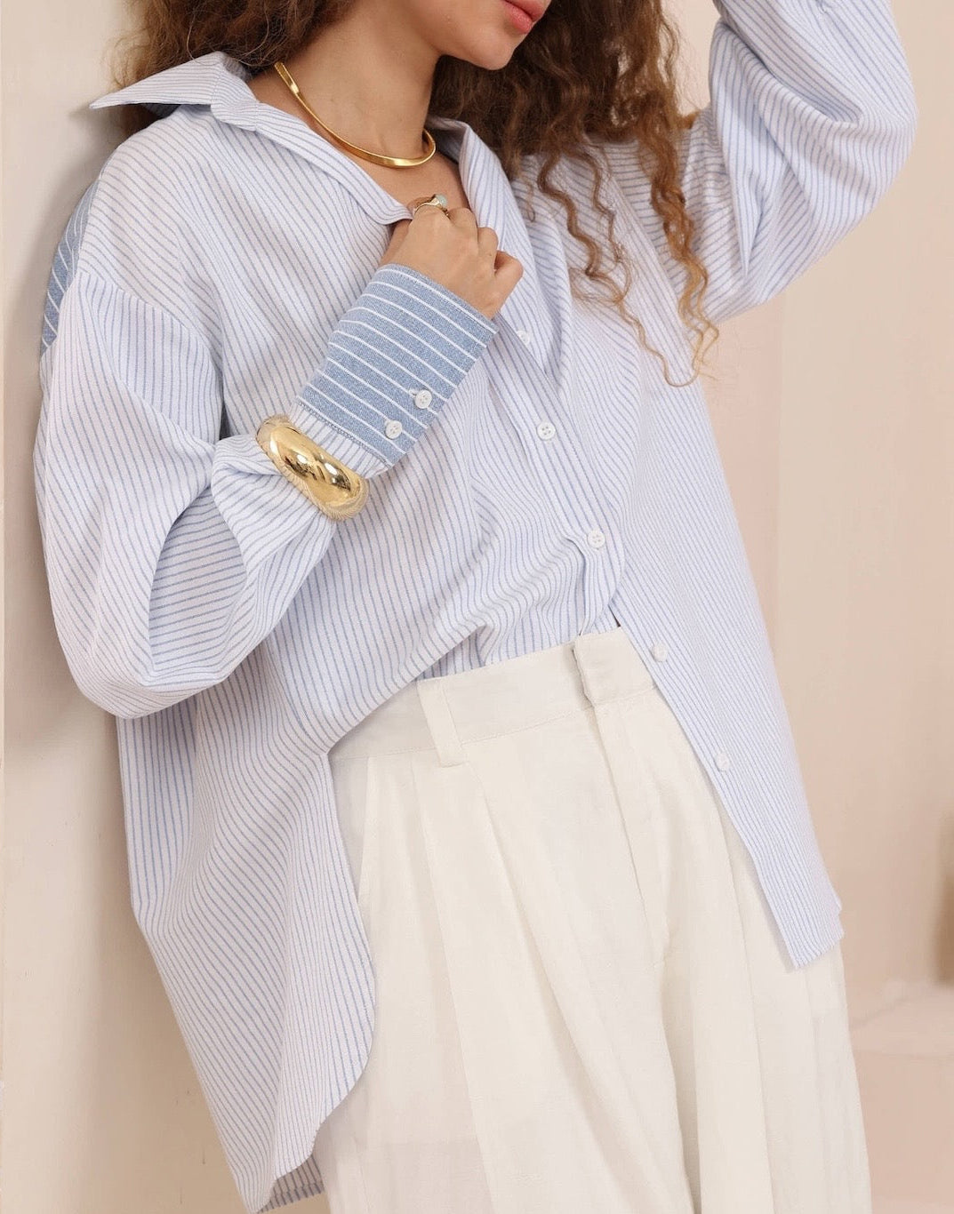 Iris Maxi Montana stripe shirt