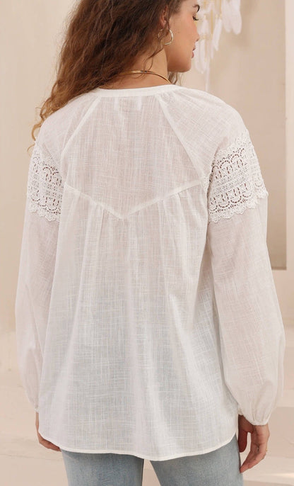 Iris Maxi Matilda lace top