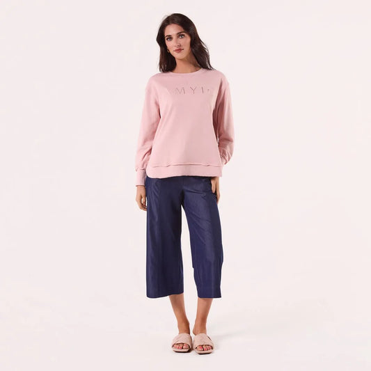 Pale Pink Amyic sweatshirt