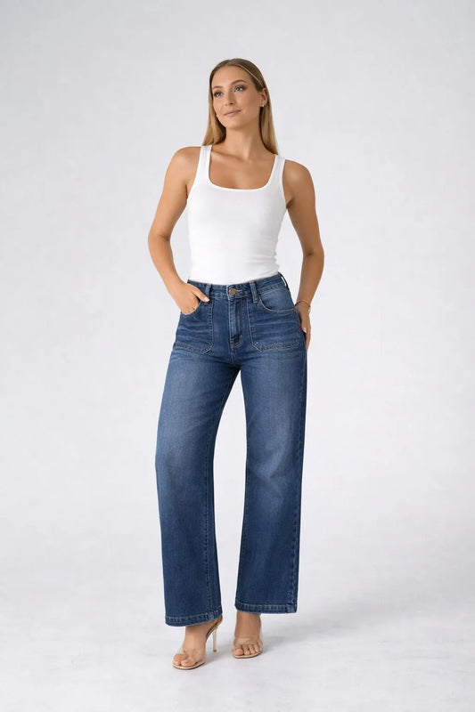 Madison wide leg jeans