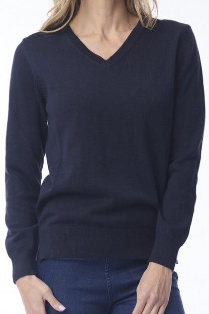 Knit V neck - Navy