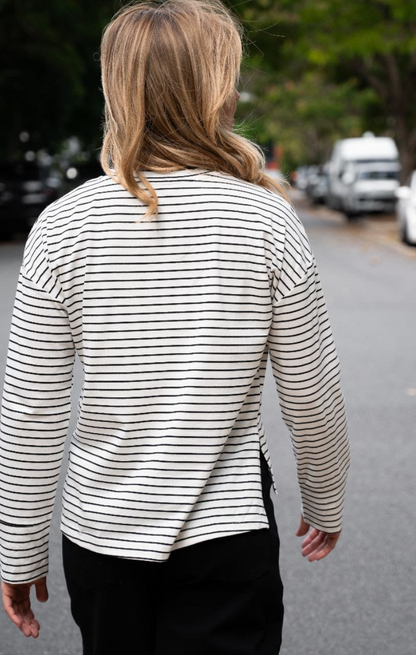 Jilly stripe tee