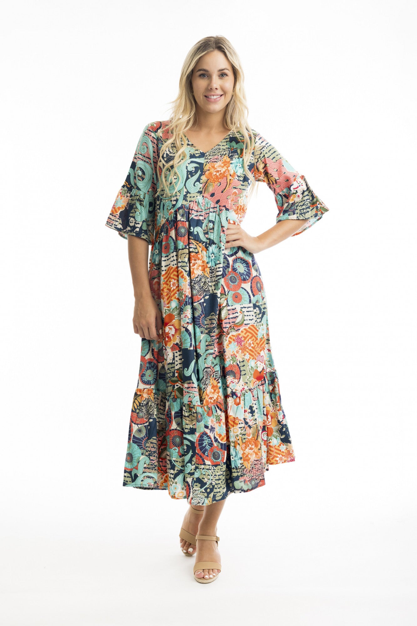 Yakushima midi dress