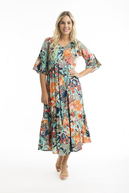 Yakushima midi dress