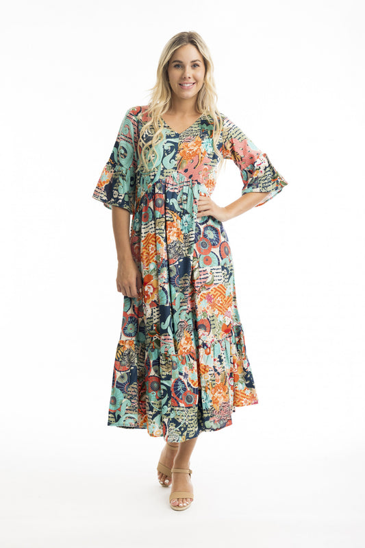 Yakushima midi dress