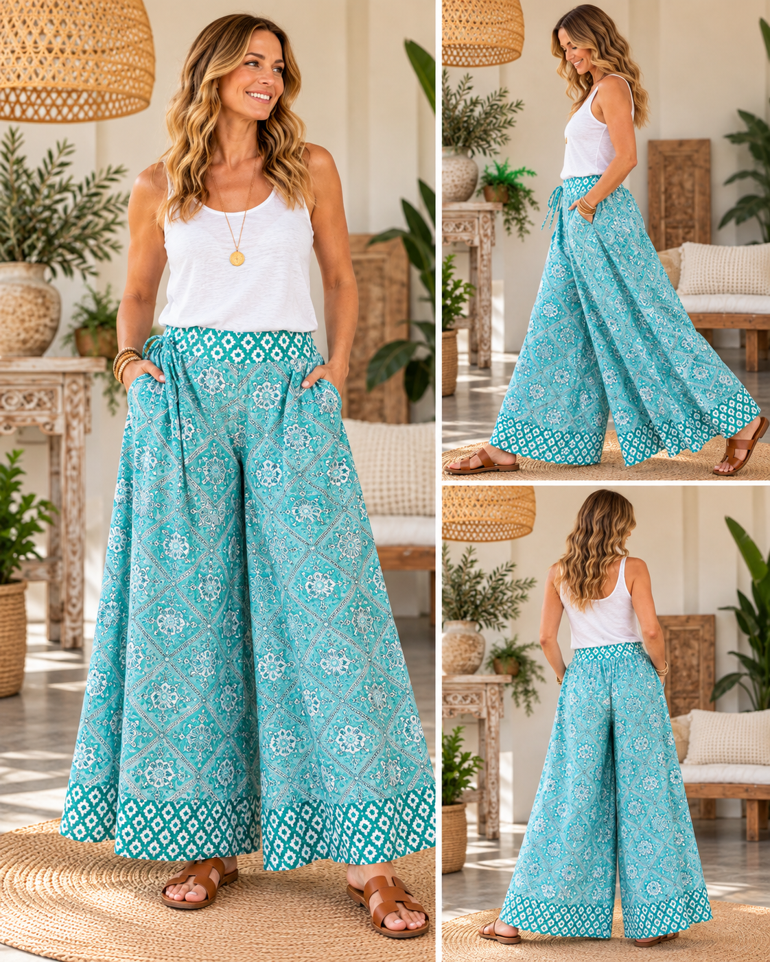 Saffron Wide Leg pants