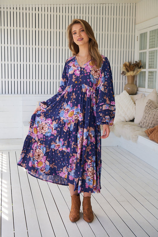 Eve Midi Jaase dress- wild whim