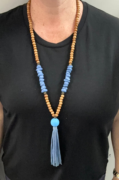 Coloured bead necklace