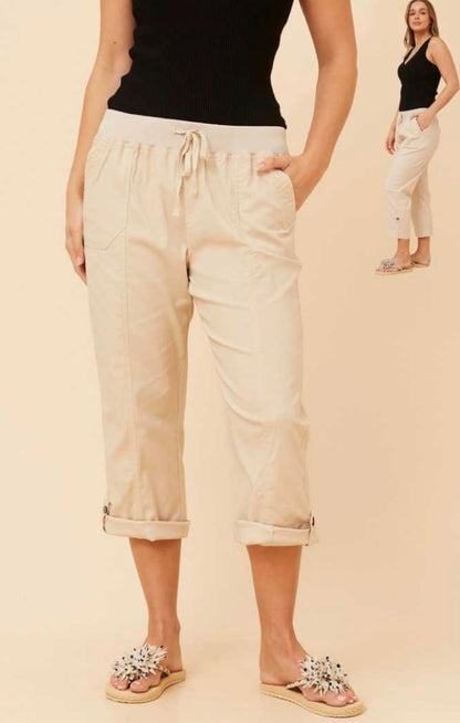 Sasha roll up pants