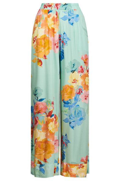 Parisio Pants- Mint Bloom
