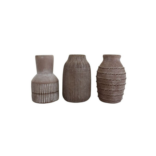 Koru terracotta Vases
