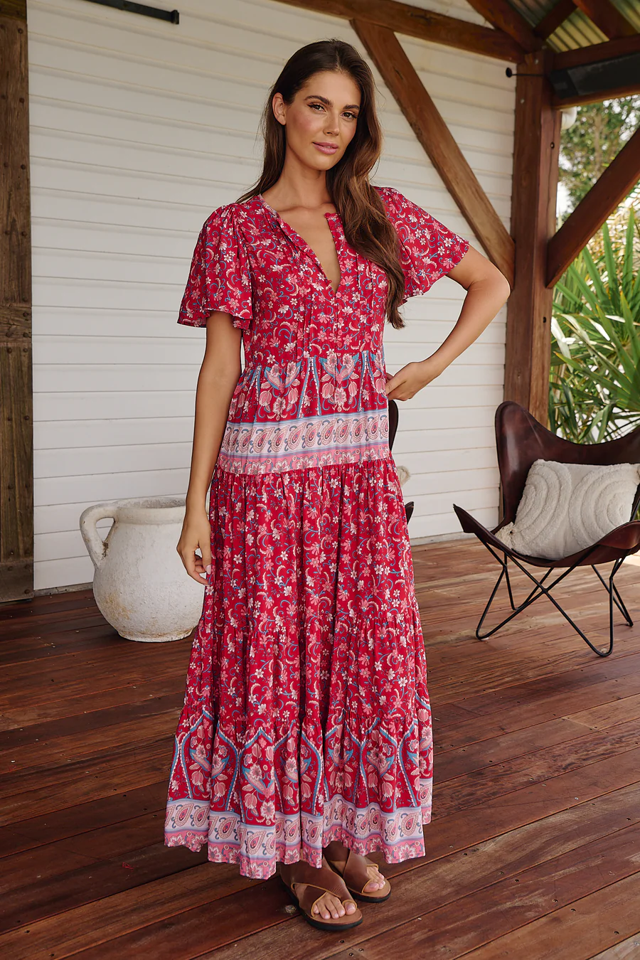 Ruby Rouge Print Olli Maxi dress