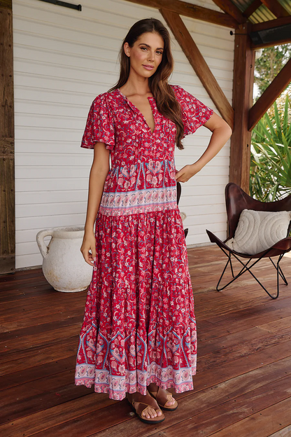 Ruby Rouge Print Olli Maxi dress