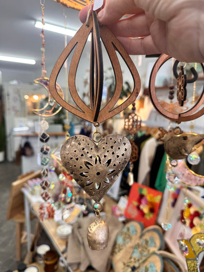 Rustic Heart air plant hanger