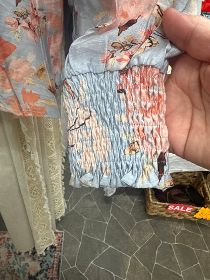 Aria floral blouse