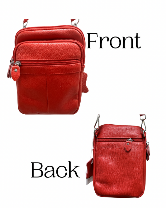 Avery cross leather bag