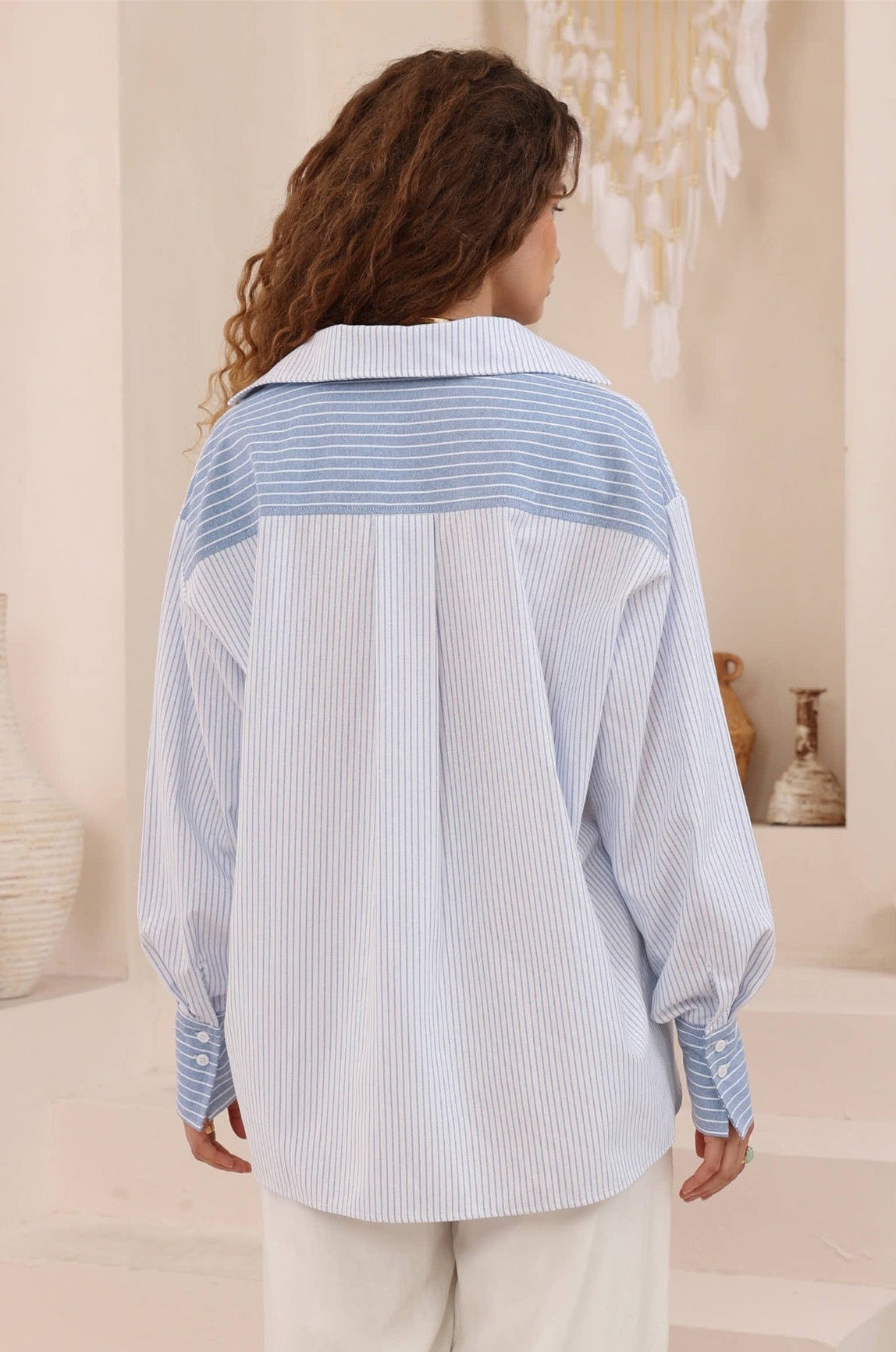 Iris Maxi Montana stripe shirt