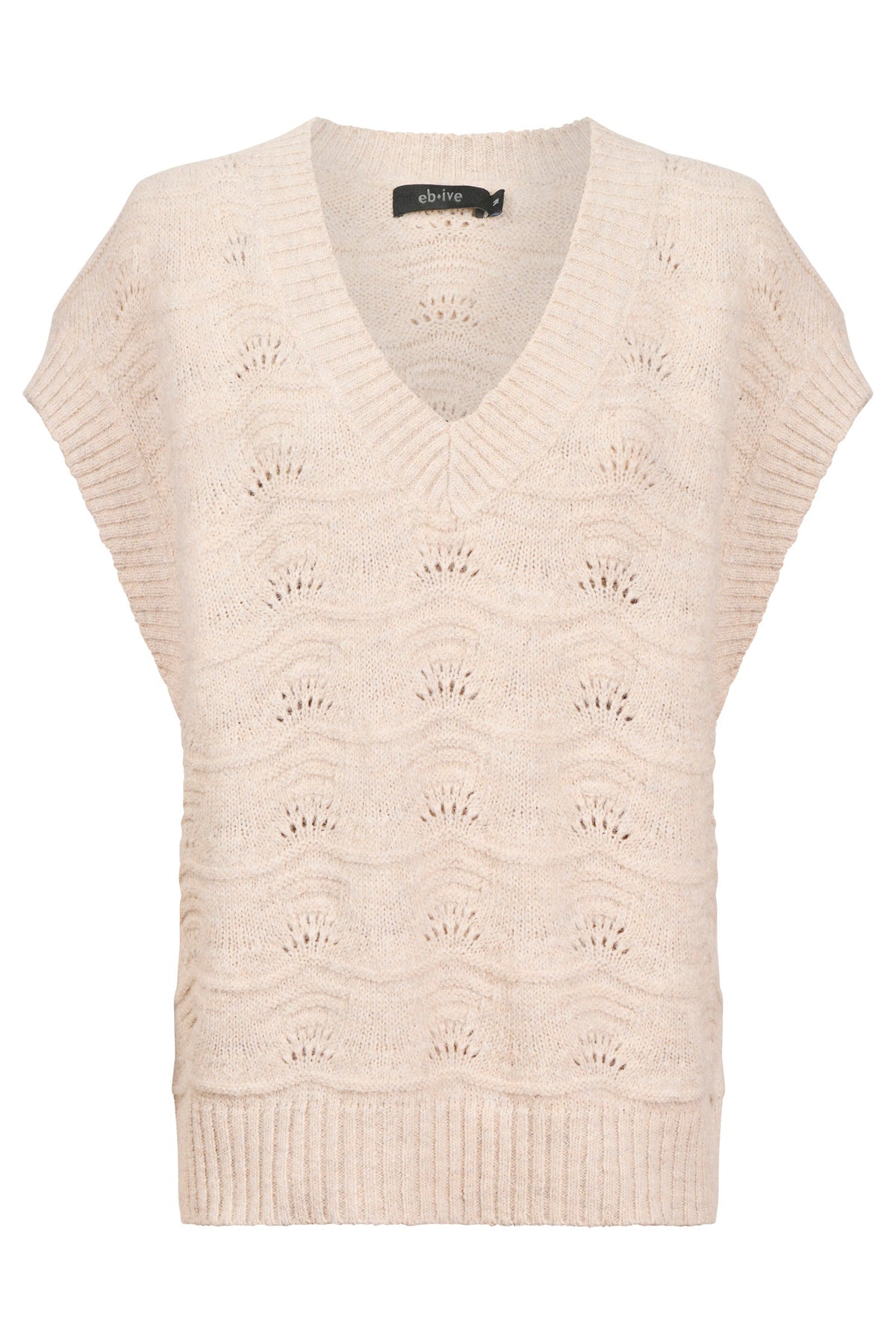 Orin knit vest - cream