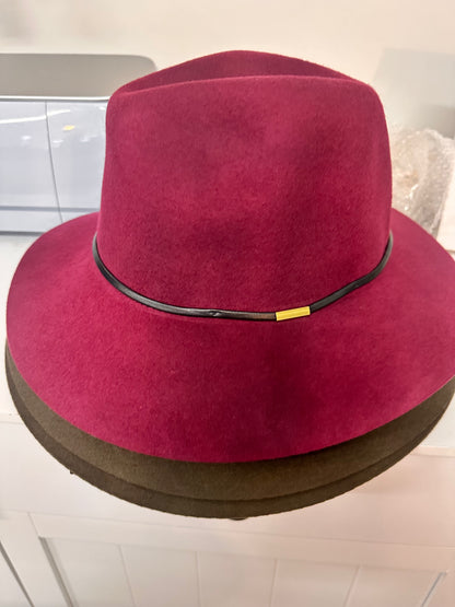 Wool soft brimmed hat