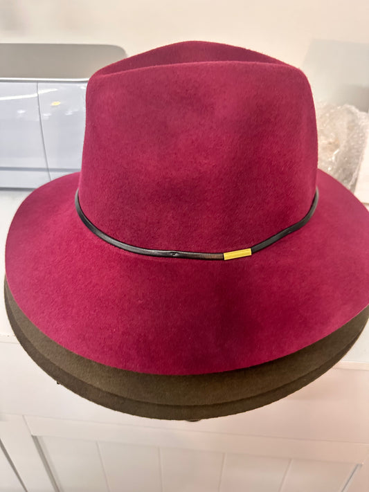 Wool soft brimmed hat
