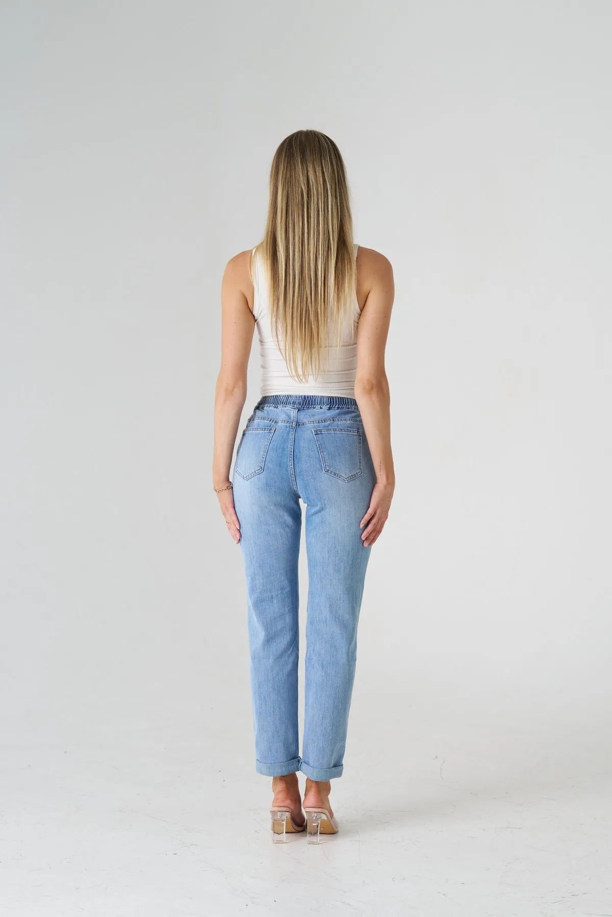 The Mod Jogger- Light denim
