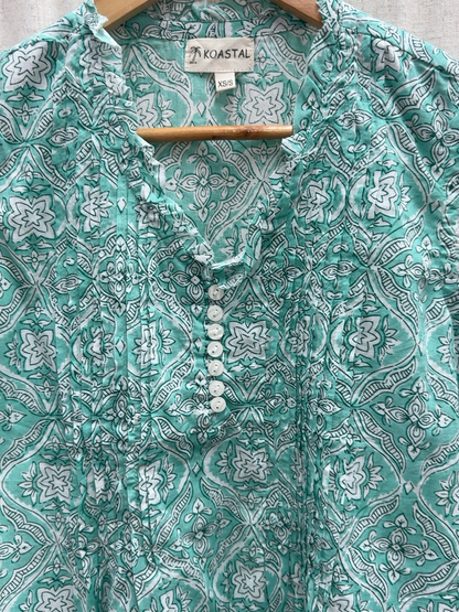Sariah Indian Cotton Tunic Top