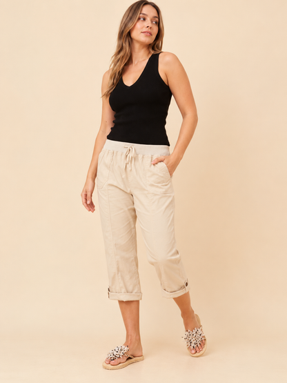 Sasha roll up pants