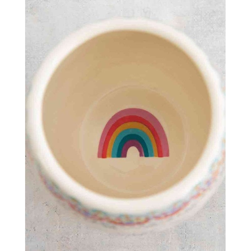 Cup of happy rainbow