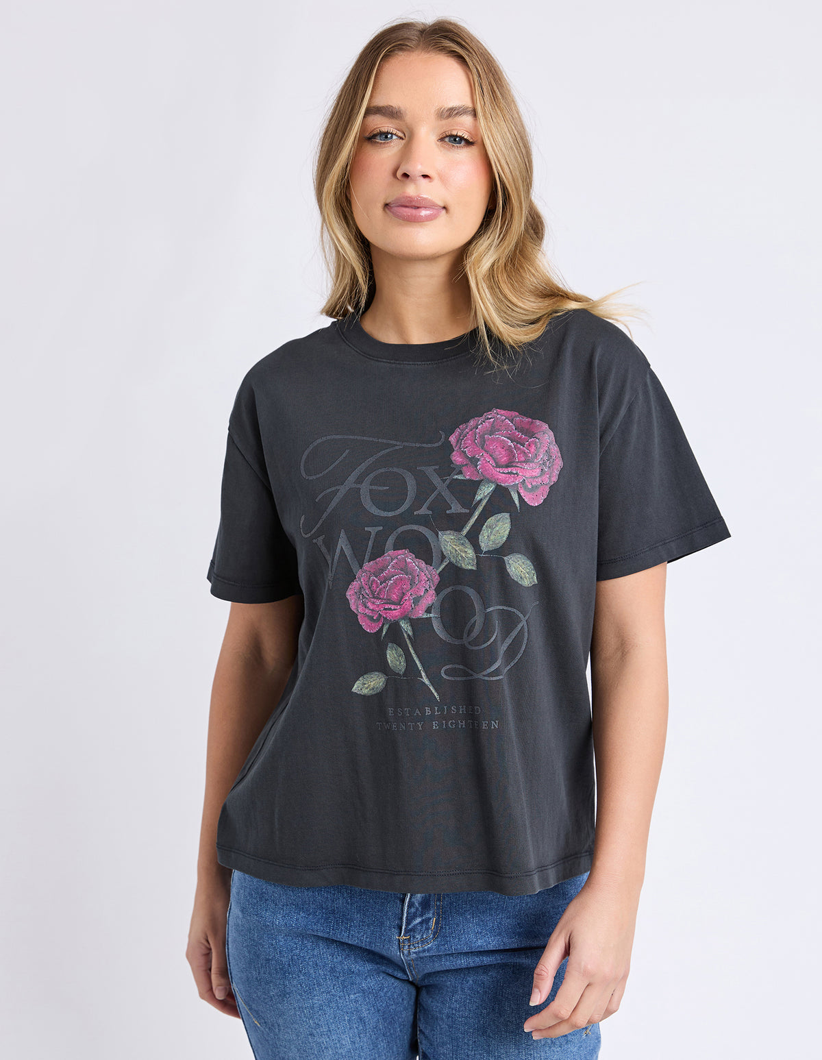 English Rose tee - Foxwood
