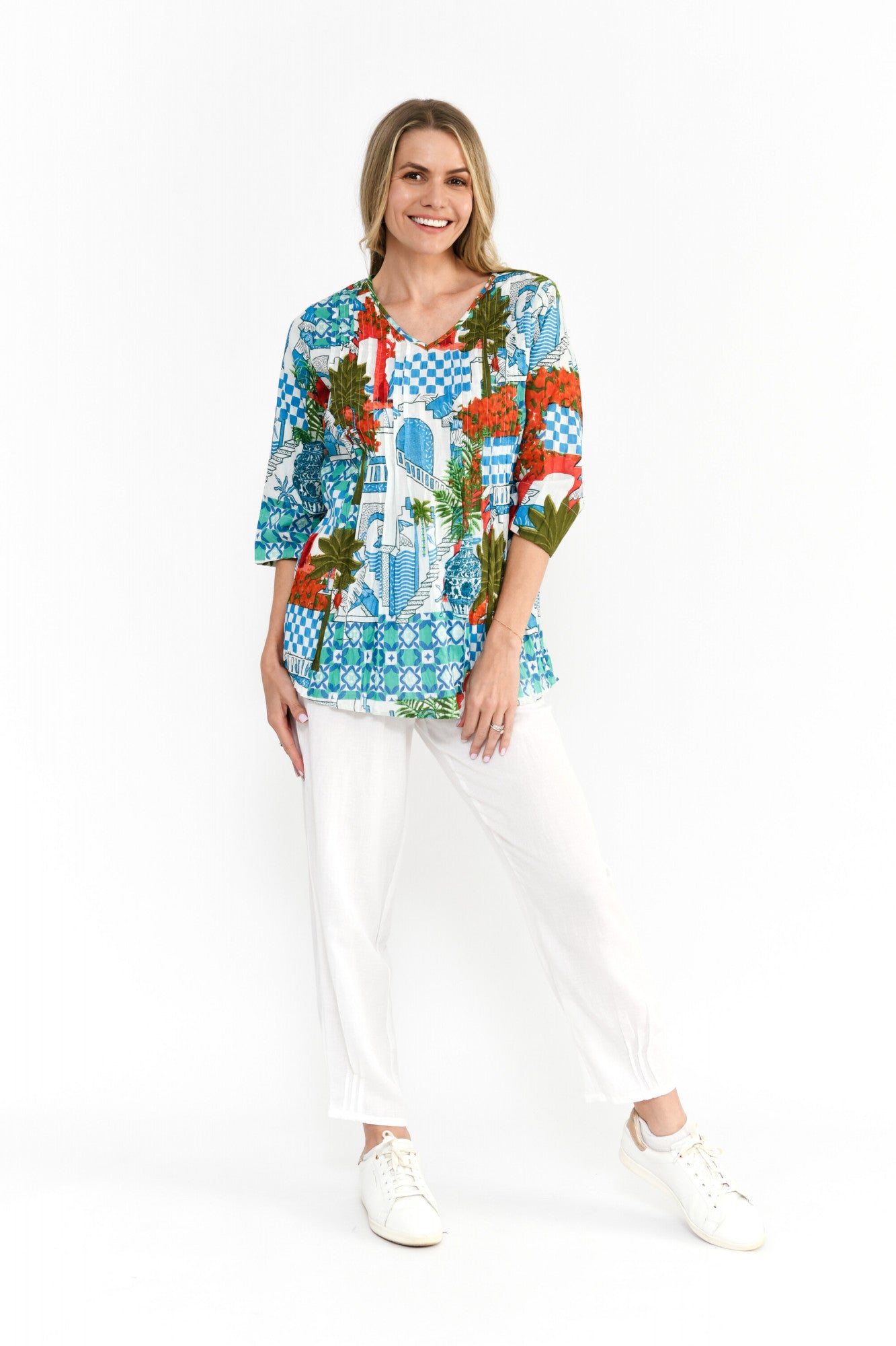 Aqua Isles cotton top