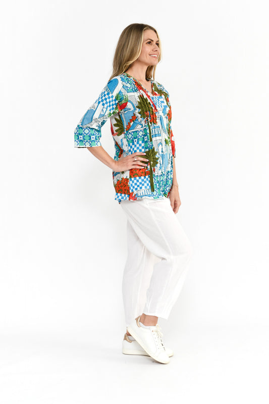 Aqua Isles cotton top
