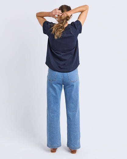 Confetti tee Navy