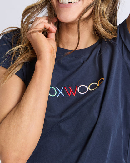 Confetti tee Navy