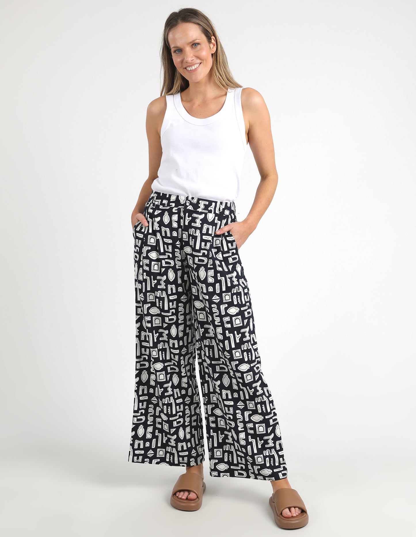 Etched Geo pant