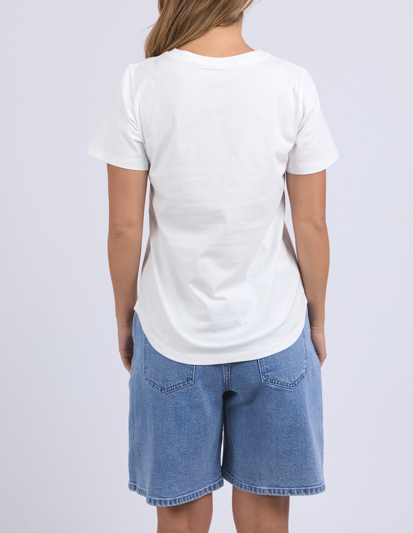 Wild Rose tee - Vintage White